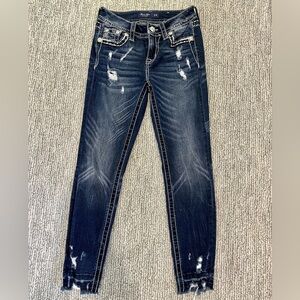 Miss Me: Ankle Skinny Jeans. Size 23, retail price $115